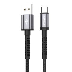 Foneng Кабель Foneng X83 USB-USB-C, 2,1 А, 1 м (черный) цена и информация | Borofone 43757-uniw | hansapost.ee