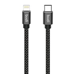 Кабель Budi USB-C/Lightning, 1 м цена и информация | Borofone 43757-uniw | hansapost.ee