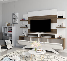 Секция Kalune Design Delpi, коричневая/белая цена и информация | Секции | hansapost.ee