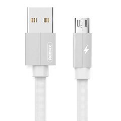 Cable USB Micro Remax Kerolla, 2m (white) цена и информация | Кабели для телефонов | hansapost.ee