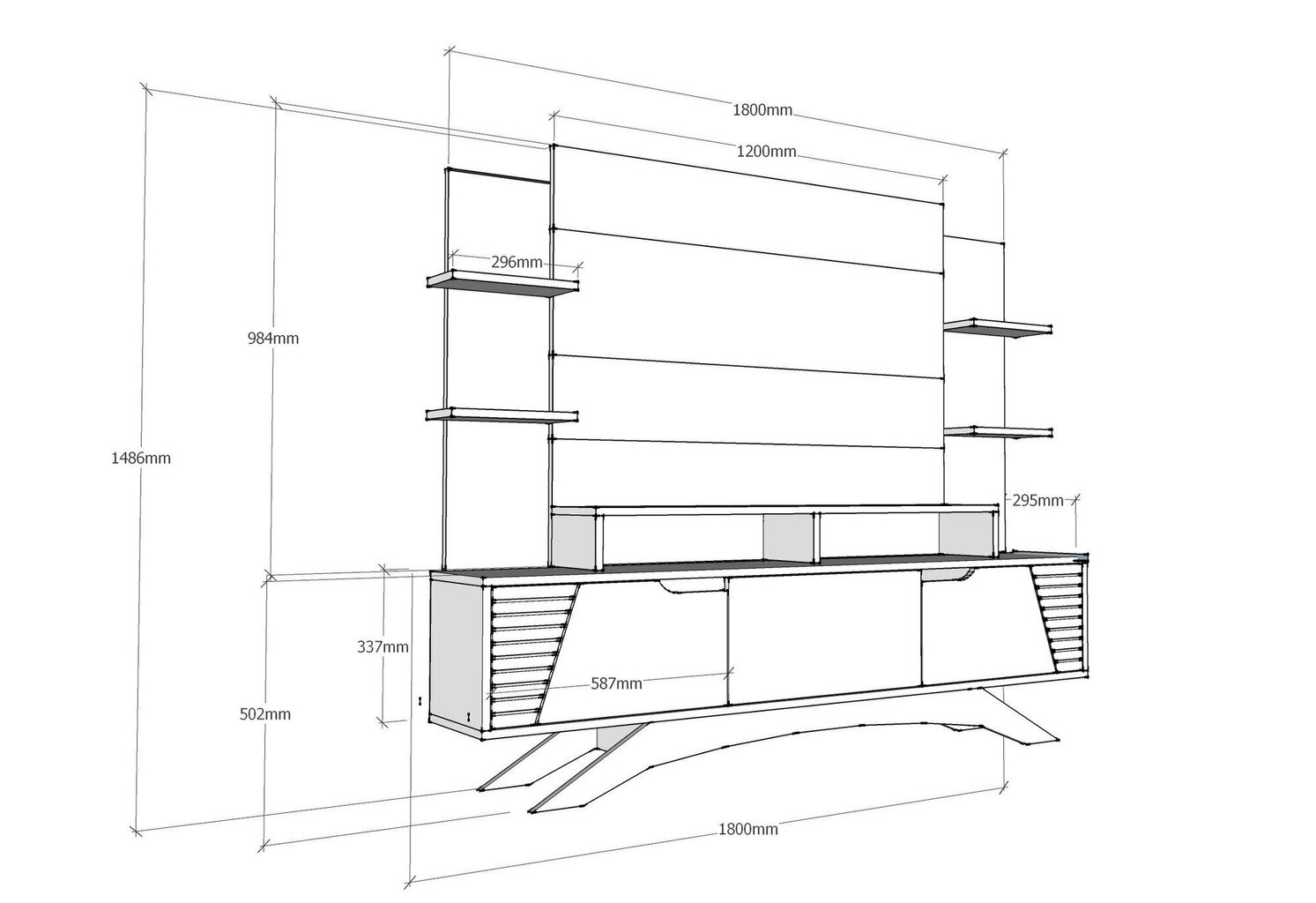 Sektsioon Kalune Design Deparo, pruun/valge hind ja info | Sektsioonkapid | hansapost.ee