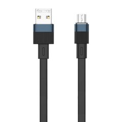 Cable USB-micro USB Remax Flushing, RC-C001, 1m, (blue) цена и информация | Кабели для телефонов | hansapost.ee