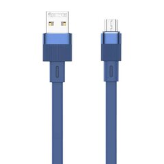 Cable USB-micro USB Remax Flushing, RC-C001, 1m, (blue) цена и информация | Кабели для телефонов | hansapost.ee