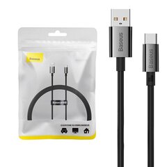 Cable USB do USB-C Baseus Superior100W 1m (black) цена и информация | Borofone 43757-uniw | hansapost.ee