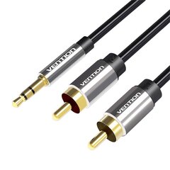 2 разъема RCA (Cinch) на кабель Vention BCFBD 3.5 мм, 0.5 м (черный) цена и информация | Borofone 43757-uniw | hansapost.ee