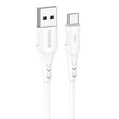 Кабель USB to USB-C Foneng, x81 2.1A, 1 м, белый цена и информация | Borofone 43757-uniw | hansapost.ee