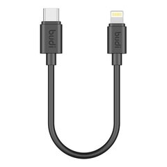 USB cable Budi 35W 25cm (black) цена и информация | Budi Мобильные телефоны, Фото и Видео | hansapost.ee