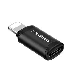 Переходник Mcdodo type-C на 8-контактный черный OT-7680 цена и информация | Адаптеры, USB-разветвители | hansapost.ee