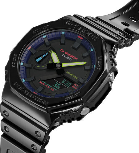 Käekell naistele Casio G-Shock GA-2100RGB-1AER цена и информация | Käekellad naistele | hansapost.ee