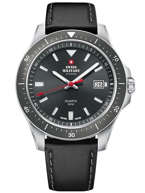 Meeste käekell Swiss Military by Chrono SM34082.06 цена и информация | Käekellad meestele | hansapost.ee