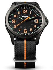 Meeste Käekell Traser P67 Officer Pro GunMetal Black/Orange hind ja info | Käekellad meestele | hansapost.ee