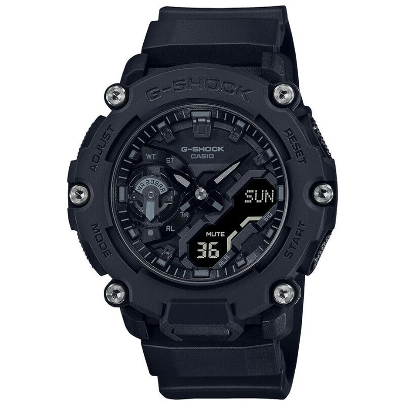 Casio G-Shock original Carbon Core Guard GA-2200BB-1AER GA-2200BB-1AER цена и информация | Käekellad meestele | hansapost.ee