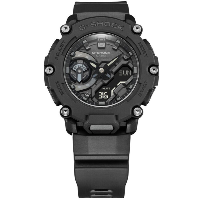 Casio G-Shock original Carbon Core Guard GA-2200BB-1AER GA-2200BB-1AER цена и информация | Käekellad meestele | hansapost.ee