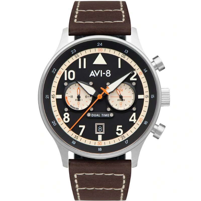 AVI-8 Hawker Hurricane Dual-Time AV-4088-01 AV-4088-01 meeste käekell hind ja info | Käekellad meestele | hansapost.ee