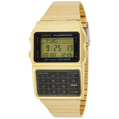 Meeste Kell Casio Databank Calculator, kuldne цена и информация | Мужские часы | hansapost.ee