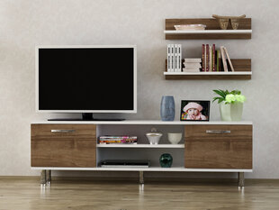 Elutoamööbli komplekt Kalune Design 756(V), valge/pruun hind ja info | Sektsioonkapid | hansapost.ee