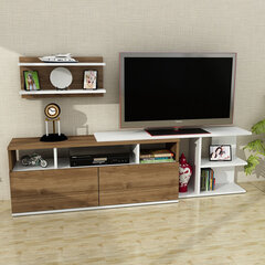 Комплект мебели для гостиной Kalune Design 756(VI), коричневый/белый цена и информация | Секции | hansapost.ee