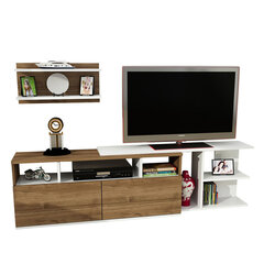Комплект мебели для гостиной Kalune Design 756(VI), коричневый/белый цена и информация | Секции | hansapost.ee