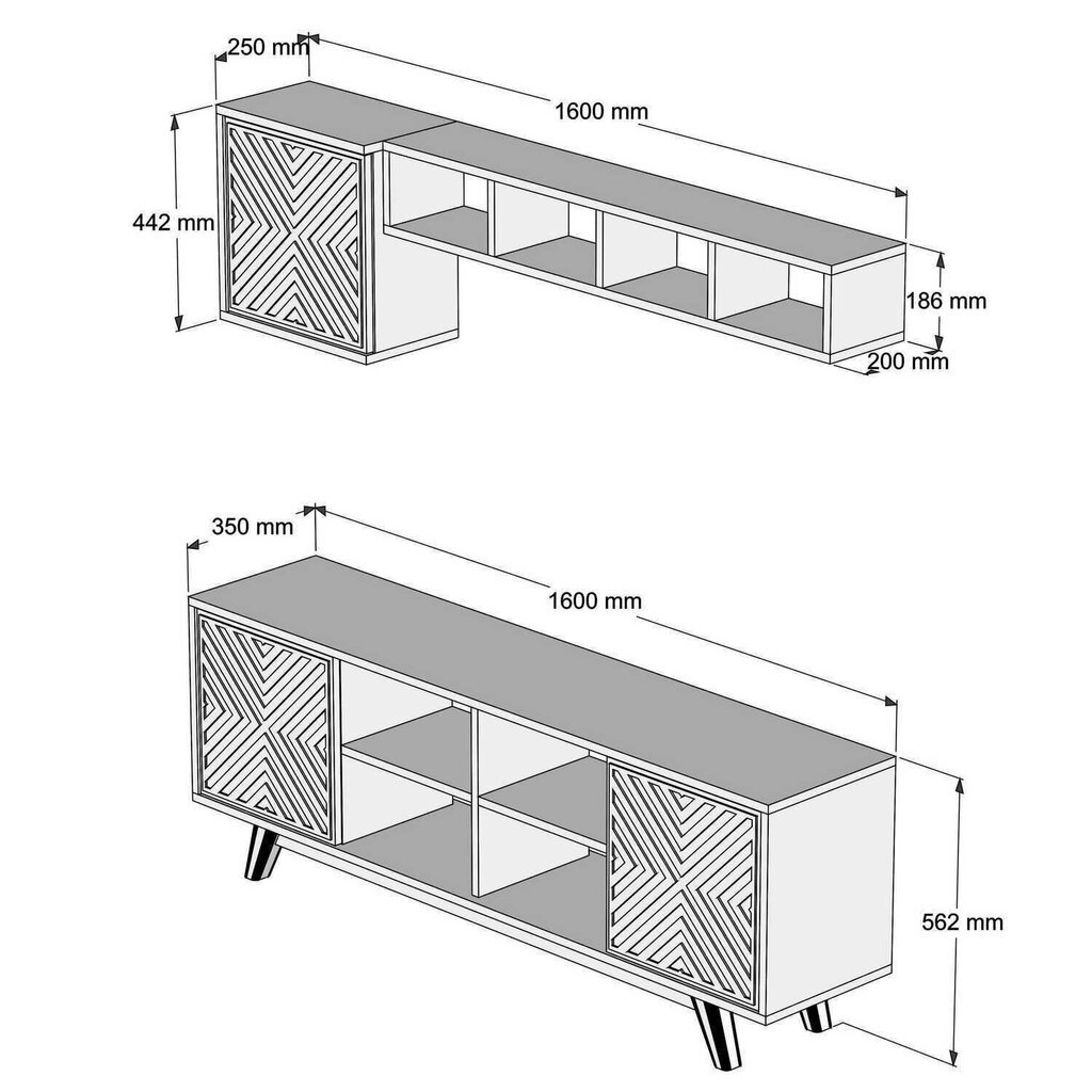 Elutoamööbli komplekt Kalune Design 845(XLVI), pruun hind ja info | Sektsioonkapid | hansapost.ee