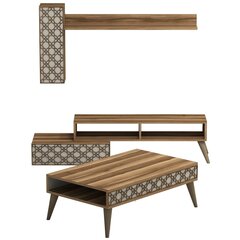 Комплект мебели для гостиной Kalune Design 845(III), темно-коричневый цена и информация | Секции | hansapost.ee