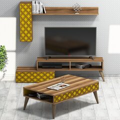 Комплект мебели для гостиной Kalune Design 845(XXIV), коричневый цена и информация | Секции | hansapost.ee