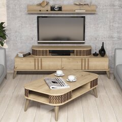 Комплект мебели для гостиной Kalune Design 845(II), коричневый цена и информация | Секции | hansapost.ee