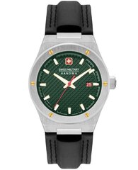 Meeste käekell Swiss Military Hanowa Sidewinder Leather Green hind ja info | Käekellad meestele | hansapost.ee