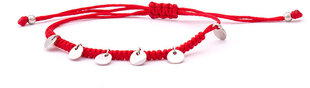 Beneto Шнуровочный красный каббалистический браслет с подвесками AGB556 цена и информация | Beneto Одежда, обувь и аксессуары | hansapost.ee