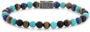 Rebel&Rose Helmeste käevõru Mix Turquoise 925 RR-6S006-S цена и информация | Женские браслеты | hansapost.ee