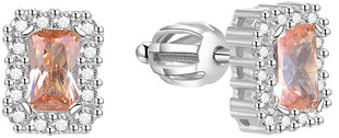 Блестящие серебряные серьги Beneto AGUP1525S цена и информация | Серьги | hansapost.ee