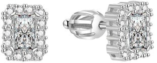 Блестящие серебряные серьги Beneto AGUP1523S цена и информация | Серьги | hansapost.ee