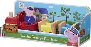 Puidust rong ja Peppa Pig figuur hind ja info | Mänguasjad poistele | hansapost.ee