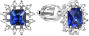 Блестящие серебряные серьги Beneto AGUP1518S цена и информация | Серьги | hansapost.ee