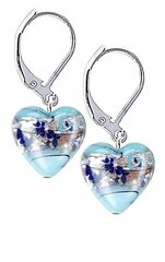 Серьги с чистым серебром и жемчугом Lampglas Lovely Ice Heart ELH29 цена и информация | Серьги | hansapost.ee