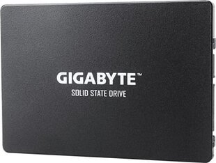 SSD|GIGABYTE|120GB|SATA 3.0|Write speed 280 MBytes/sec|Read speed 350 MBytes/sec|2,5"|TBW 75 TB|MTBF 2000000 hours|GP-GSTFS31120GNTD цена и информация | Внутренние жёсткие диски (HDD, SSD, Hybrid) | hansapost.ee