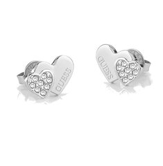 Серьги Guess Charming Studs Party Crystal Steel JUBE02174JWRHT/U sGU2221 цена и информация | Серьги C Первоначальные Буквы Серьги Полу-Удручение Капля Дангл Столичный Алфавит 18K Золото | hansapost.ee