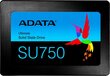 ADATA 256GB 2,5" SATA SSD Ultimate SU750 цена и информация | Sisemised kõvakettad | hansapost.ee