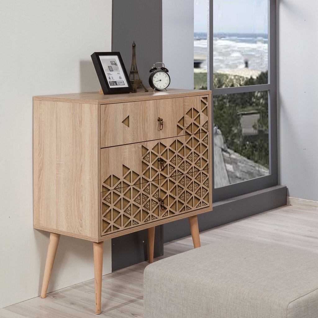 Kummut Kalune Design Dresser 3403, tamme värvi hind ja info | Kummutid | hansapost.ee