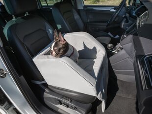 Transpordikott Doggy Trip Skaj, 46x46 cm, hall hind ja info | Transpordipuurid, -kotid ja aedikud | hansapost.ee