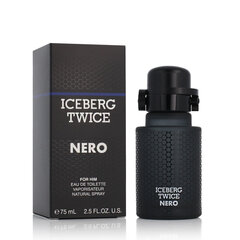 Meeste parfümeeria Iceberg EDT Twice Nero For Him (75 ml) hind ja info | Parfüümid meestele | hansapost.ee