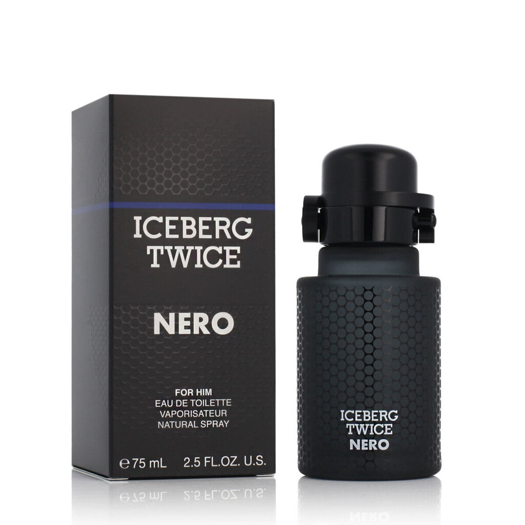 Meeste parfümeeria Iceberg EDT Twice Nero For Him (75 ml) цена и информация | Parfüümid meestele | hansapost.ee