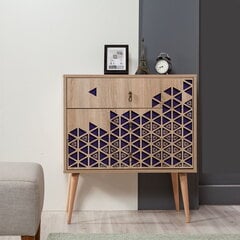 Kummut Kalune Design Dresser 3431, tamme värv/lilla цена и информация | Комоды | hansapost.ee