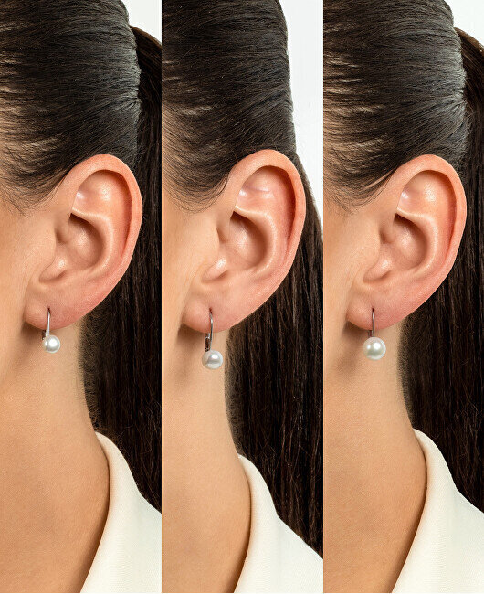 Hõbedased kõrvarõngad naistele Brilio Silver EA409W/410/411 sBS1926-8 цена и информация | Kõrvarõngad | hansapost.ee