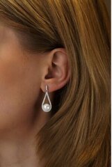 Hõbedased kõrvarõngad naistele Silvego LPSGRP19233W sSL3523 hind ja info | Kõrvarõngad | hansapost.ee