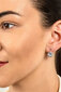 Tsirkooniga hõbekõrvarõngad naistele Brilio Silver EA383W sBS1899 hind ja info | Kõrvarõngad | hansapost.ee