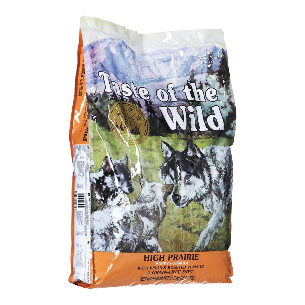 Taste of the Wild High Prairie Puppy allergilistele koertele, 12,2 kg hind ja info | Koerte kuivtoit ja krõbinad | hansapost.ee