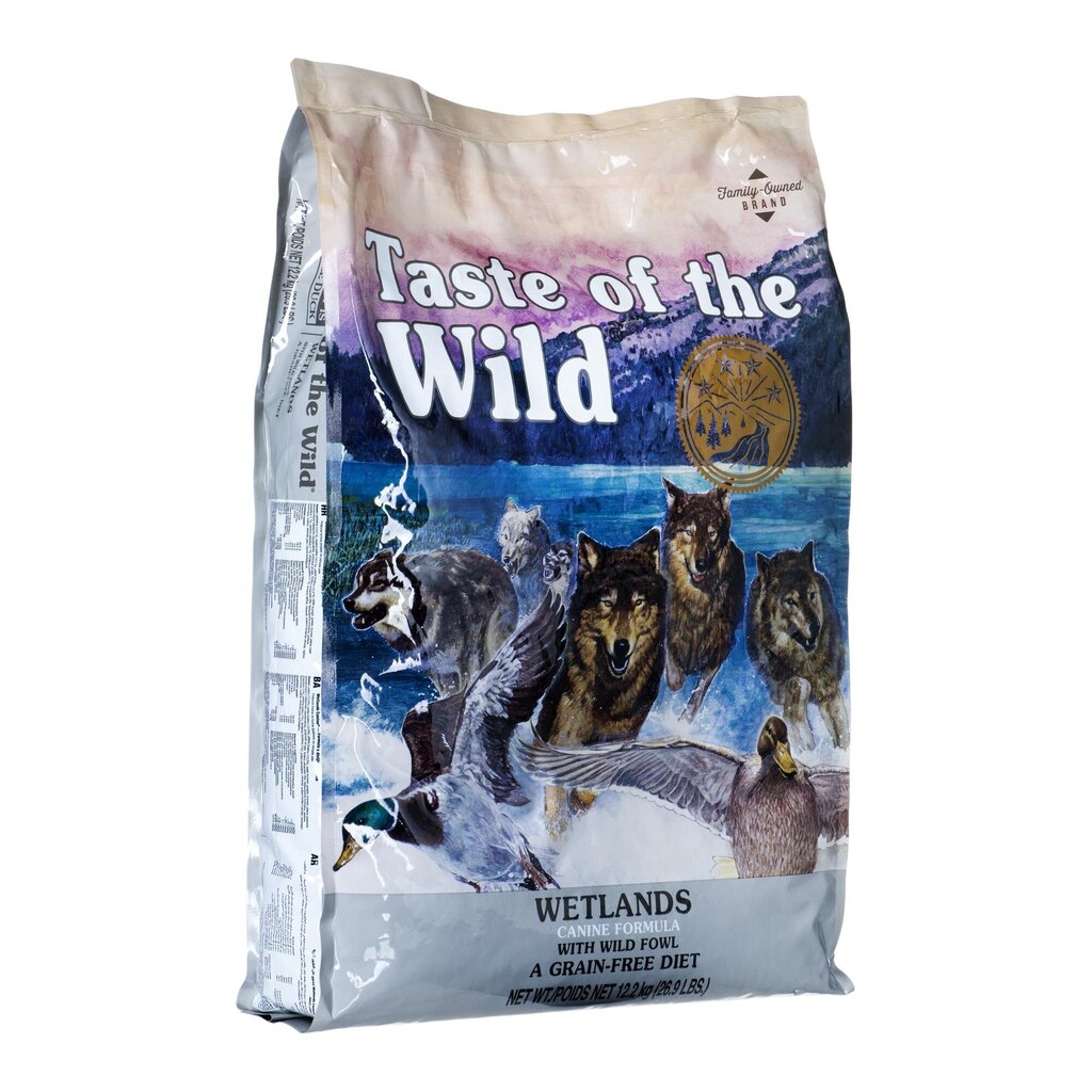 Taste Of The Wild Wetlands koertele, 12,2 kg hind ja info | Koerte kuivtoit ja krõbinad | hansapost.ee