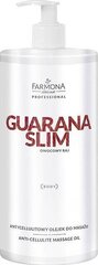 Tselluliidivastane massaažiõli Farmona Professional Guarana Slim Anti-Cellulite, 950 ml цена и информация | Средства для упругости кожи | hansapost.ee