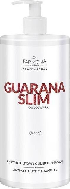 Tselluliidivastane massaažiõli Farmona Professional Guarana Slim Anti-Cellulite, 950 ml цена и информация | Nahka pinguldavad tooted | hansapost.ee