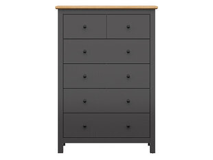 Kummut BRW Hesen 6S, hall/pruun price and information | Chests of drawers | hansapost.ee